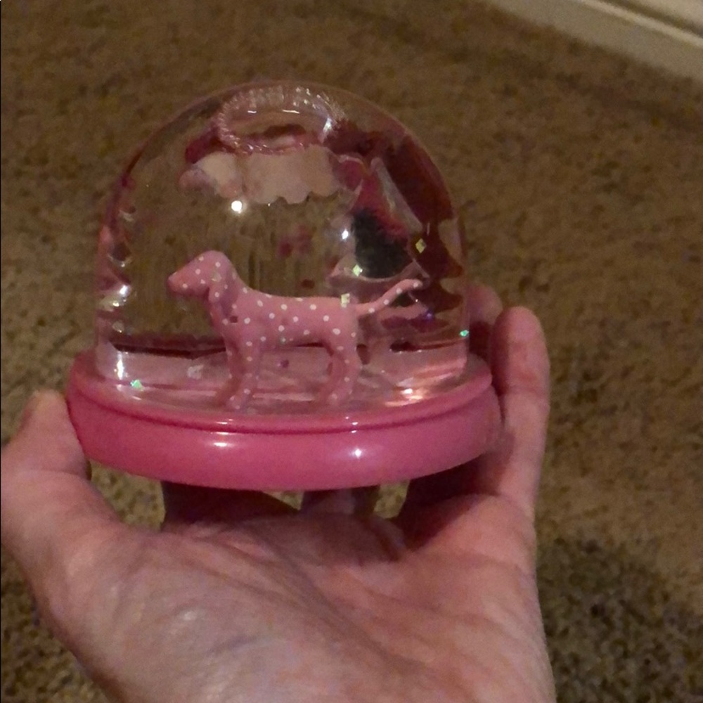Victoria Secret Pink snow globe